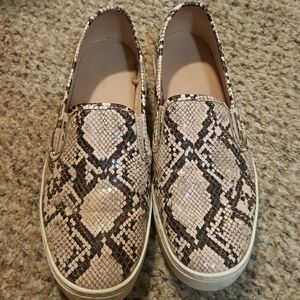 Snake Print Sneakers